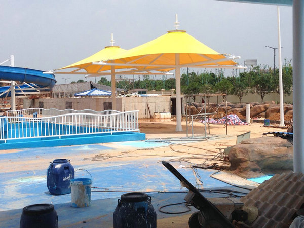 水上樂(lè)園休閑區(qū)遮陽(yáng)